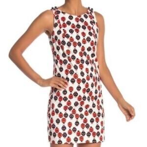 Trina Turk Ladybug Mini Sheath Dress